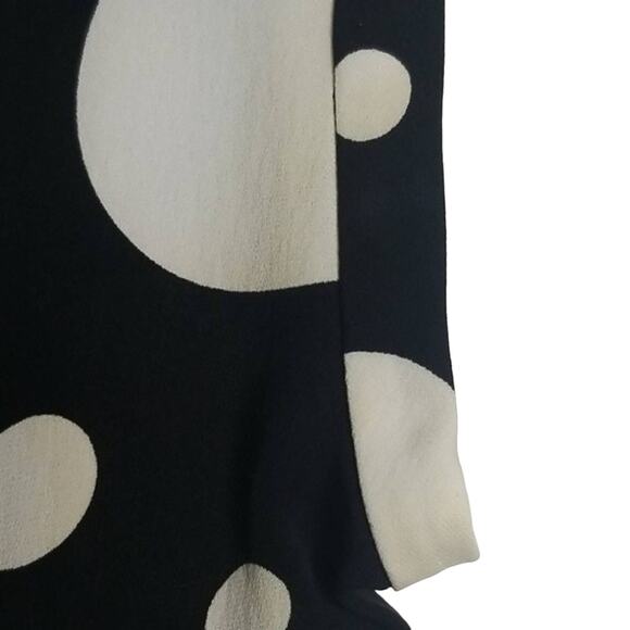 Diane Von Furstenberg Black and White Polka Dot Dress - Picture 9 of 10